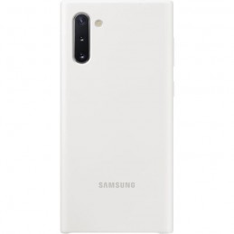 SAMSUNG Coque Silicone Blanc pour Smartphone Samsung Note10 - vue de dos