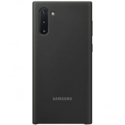 SAMSUNG Coque Silicone Noir pour Smartphone Samsung Note10 - vue de dos