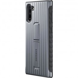 SAMSUNG Coque renforcée Silver pour Smartphone Samsung Note10 - vue de dos trois quart