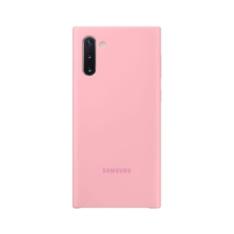 SAMSUNG Coque Silicone Rose pour Smartphone Samsung Note10 - vue de dessous