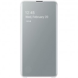 SAMSUNG Clear View cover Blanc pour Smartphone Samsung S10e