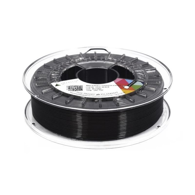 SMARTFIL Filament ABS Imprimante 3D - 1.75mm - Noir - 750g