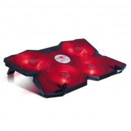 SPIRIT OF GAMER AirBlade 500 Red Refroidisseur PC 17" - 4 ventilateurs LED - Noir / Rouge