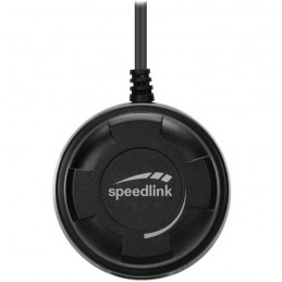 SPEED LINK Enceintes PC 2.1 Gravity Carbon RGB 60W - Bluetooth (SL-830100-BK) - vue bouton volume