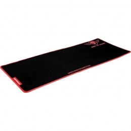 SPIRIT OF GAMER Tapis de souris Gaming XXL pour clavier et souris - 30 x 78 cm - Noir bordure Rouge Victory - vue a plat