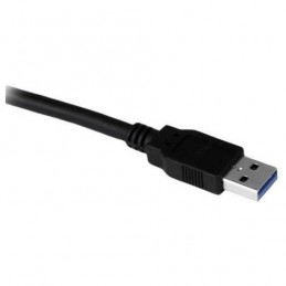 STARTECH Rallonge USB 3.0 A vers A de 1,5 m sur socle - M/F - Noir (USB3SEXT5DKB) - vue connecteur male