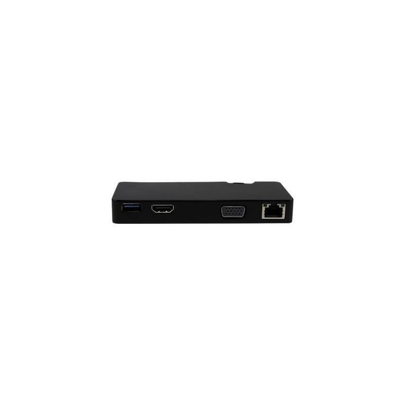 STARTECH Mini station d'accueil USB 3.0 - universel pour PC portable - HDMI - VGA - GbE