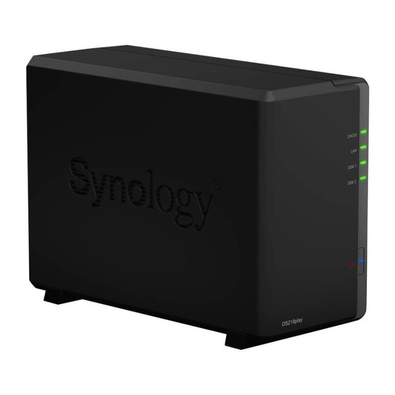 SYNOLOGY DS218play Serveur de Stockage - NAS - 2 Baies - Boitier nu