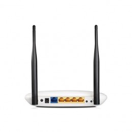 TP-LINK TL-WR841N Routeur 300 Mbps Wi-Fi N en 2.4 GHz, 4 ports Ethernet - vue de dos