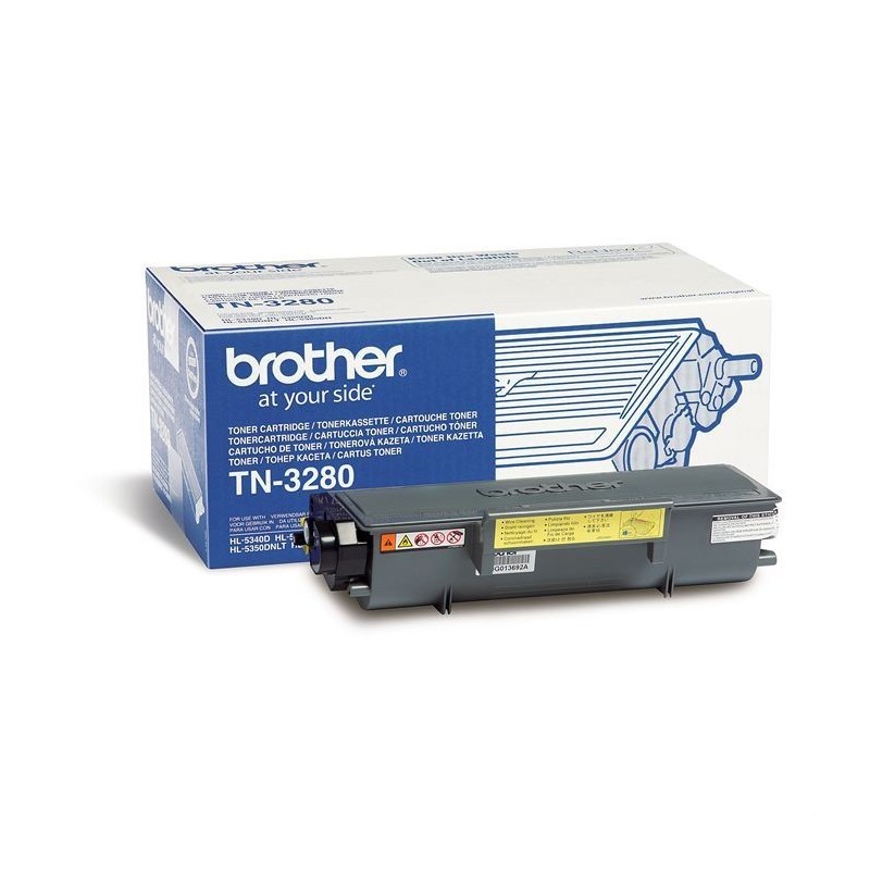 BROTHER TN-3280 Toner Laser Noir (8000 pages) pour DCP-8070, HL-5380, MFC-8370