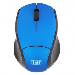 T'nB MM240BL Bleu Souris optique sans fil ultra mini récepteur USB 2.4 GHz - vue de dessus