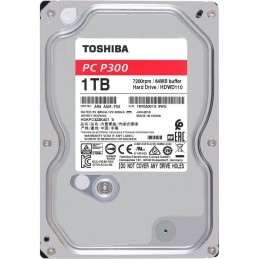 TOSHIBA 1To HDD P300 3.5" - 7 200 tr/min (HDWD110EZSTA) - vue de dessus