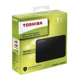 TOSHIBA 1To Canvio basics Disque Dur Externe - USB 3.0 (HDTB410EK3AA) - vue emballage