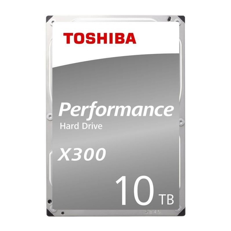 TOSHIBA 10To X300 HDD 3.5'' SATA 6Gbs 7200rpm - (HDWR11AEZSTA)