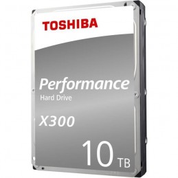 TOSHIBA 10To X300 HDD 3.5'' SATA 6Gbs 7200rpm - (HDWR11AEZSTA) - vue de trois quart