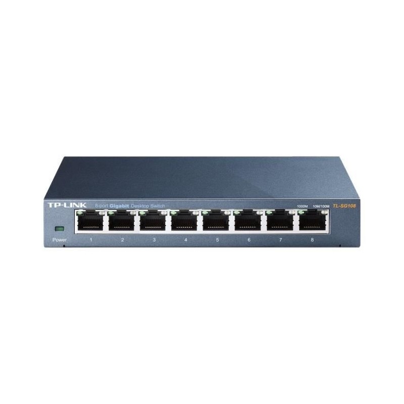 TP-LINK SG108 V3 Switch réseau 8 ports RJ45 Gigabit (10/100/1000)