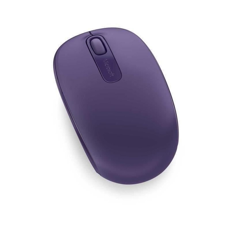 MICROSOFT Mobile Mouse 1850 Violet Souris sans fil 2.4 GHz - récepteur USB