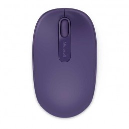 MICROSOFT Mobile Mouse 1850 Violet Souris sans fil 2.4 GHz - récepteur USB - vue de dessus