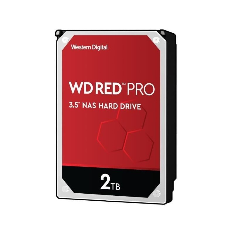 WESTERN DIGITAL 2To HDD WD Red™ Pro 3.5'' - Dédié NAS - 7200rpm (WD2002FFSX)