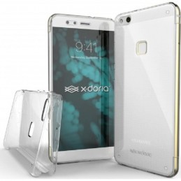 XDORIA Coque 360 Transparent pour Smartphone Huawei P10 LITE - vue de face et trois quart