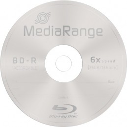 BD-R 25GB / 135mn MEDIARANGE ÉCRITURE 1-6X BLU-RAY DISC - BUNDLE