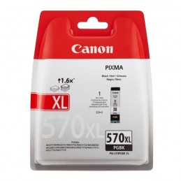 CANON PGI-570XL PGBK Noir Cartouche pour PiXMA MG5750/MG7750/TS5050/TS8050 ...