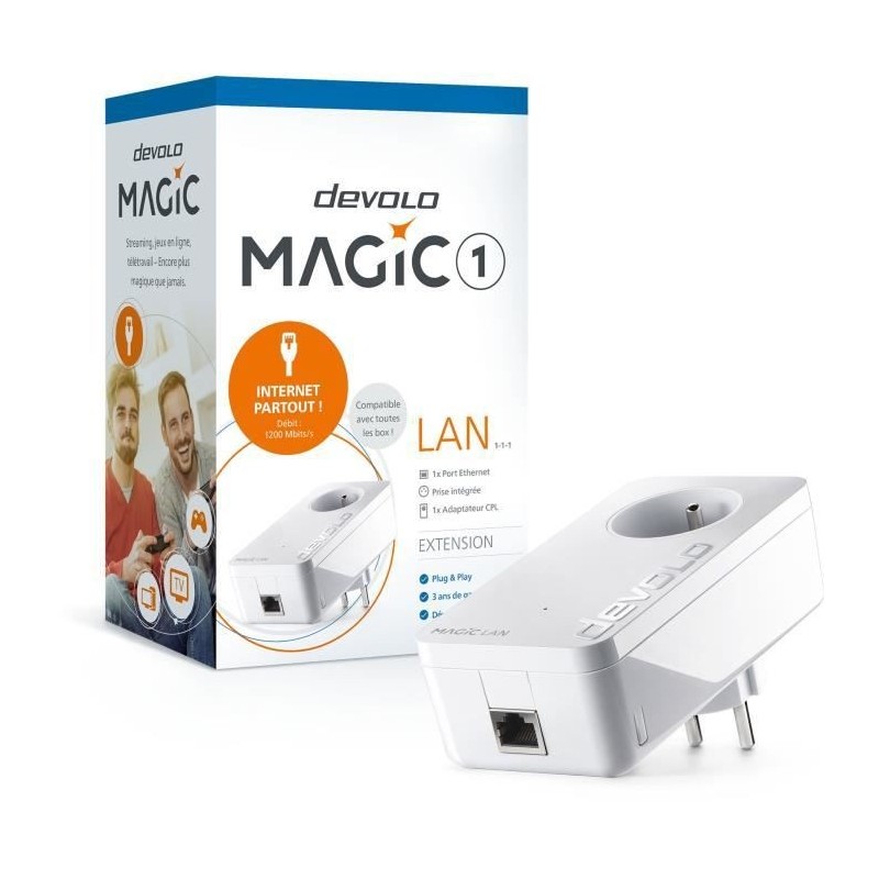 DEVOLO Magic 1 LAN Extension CPL 1200 Mbit/s - vue emballage