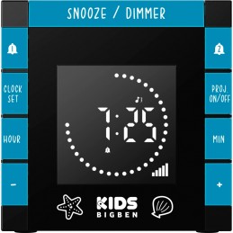 Réveil enfant avec projecteur de l'heure et alarme (Bigben)