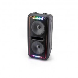CALIBER HPA502BTL Enceinte portable Bluetooth - Lampes LED multicolores - Batterie intégrée - Option Karaoke Sing-Along - vertic