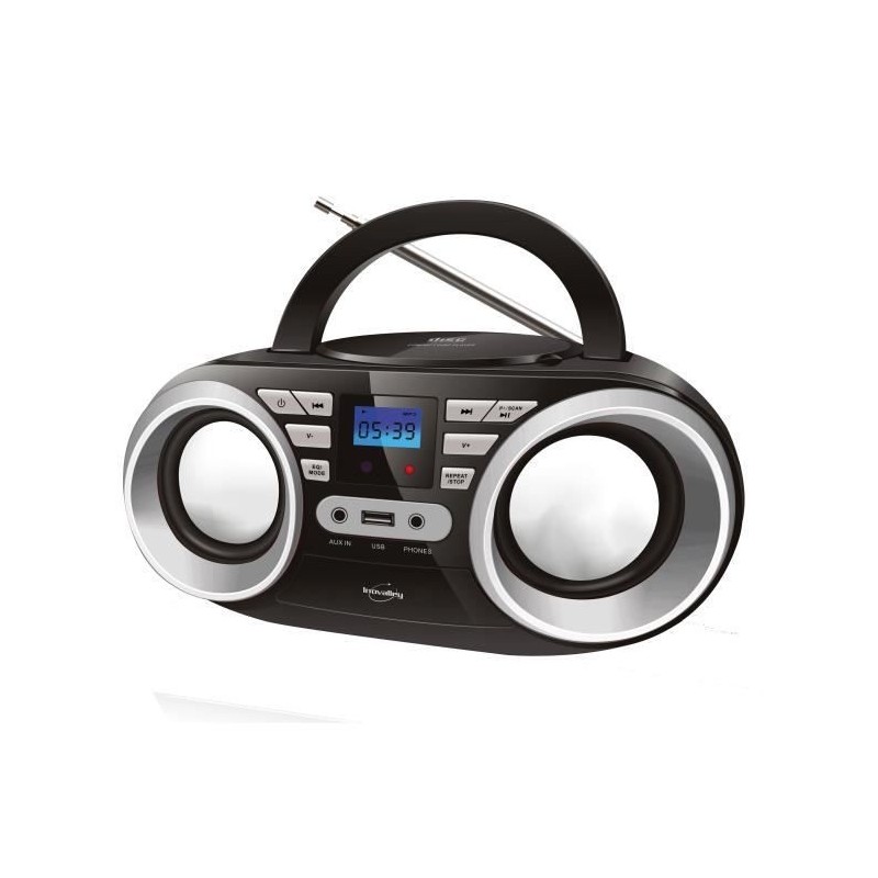 Radio-cassette enregistreur - INOVALLEY - RK10N - Haut-parleur 1 x