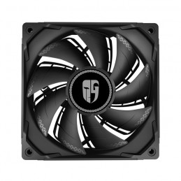 DEEPCOOL TF120S Ventilateur Boitier PC 120mm - Noir - vue de face OFF