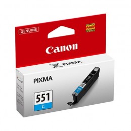 CANON CLI-551C Cyan 6509B001 Catouche d'encre pour PiXMA iP7250, MG5550, MX725 ... - vue emballage