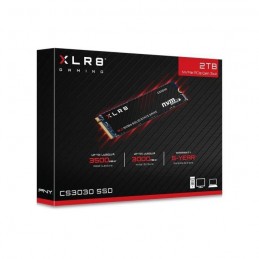 PNY SSD 2To XLR8 - CS3030 - M.2 NVMe (M280CS3030-2TB-RB) - vue emballage