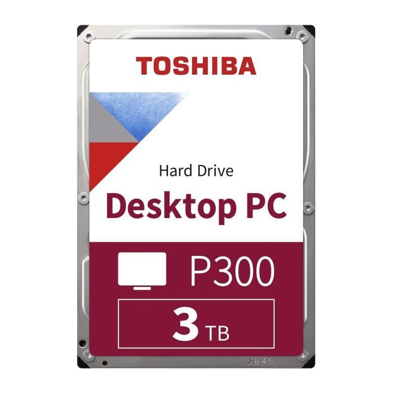 TOSHIBA 3To P300 HDD Interne - 7 200 rpm - 3.5'' (HDWD130UZSVA)