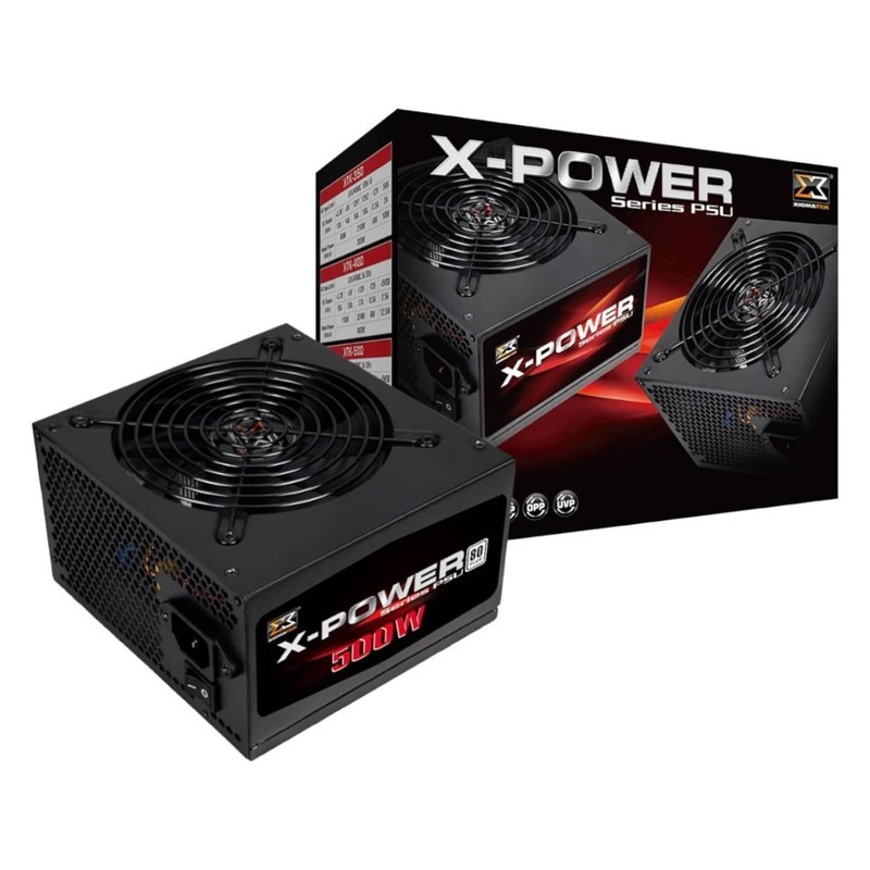 XIGMATEK X-Power 500 Alimentation PC ATX 500W 80Plus (EN40704)