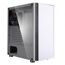 ZALMAN R2 Blanc Boitier PC Moyen tour Format E-ATX (R2TGWH) - vue de trois quart