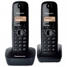 PANASONIC KX-TG1612FRH Duo Téléphone Sans Fil - Noir