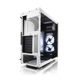 FRACTAL DESIGN Focus G Blanc Boitier PC Moyen Tour ATX (FD-CA-FOCUS-WT-W) - vue en lateral