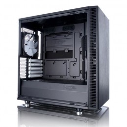 FRACTAL DESIGN Define Mini C Noir Boitier PC Moyen tour Format Micro ATX (FD-CA-DEF-MINI-C-BK) - vue de profil