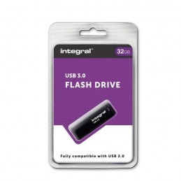 INTEGRAL Clé USB 32 Go - USB 3.0 - Noir (INFD32GBBLK3.0) - vue emballage