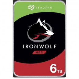 SEAGATE NAS Iron Wolf 6To HDD 3.5'' 5400rpm SATA3 6Gbs 256Mo Cache (ST6000VN001) - vue de dessus