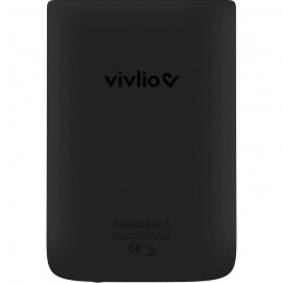 VIVLIO Touch Lux 5 Noir Liseuse Numérique 6" - Stockage 8Go - vue de dos