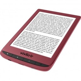VIVLIO Touch Lux 5 Rouge Liseuse Numérique 6" - Stockage 8Go - vue connecteurs